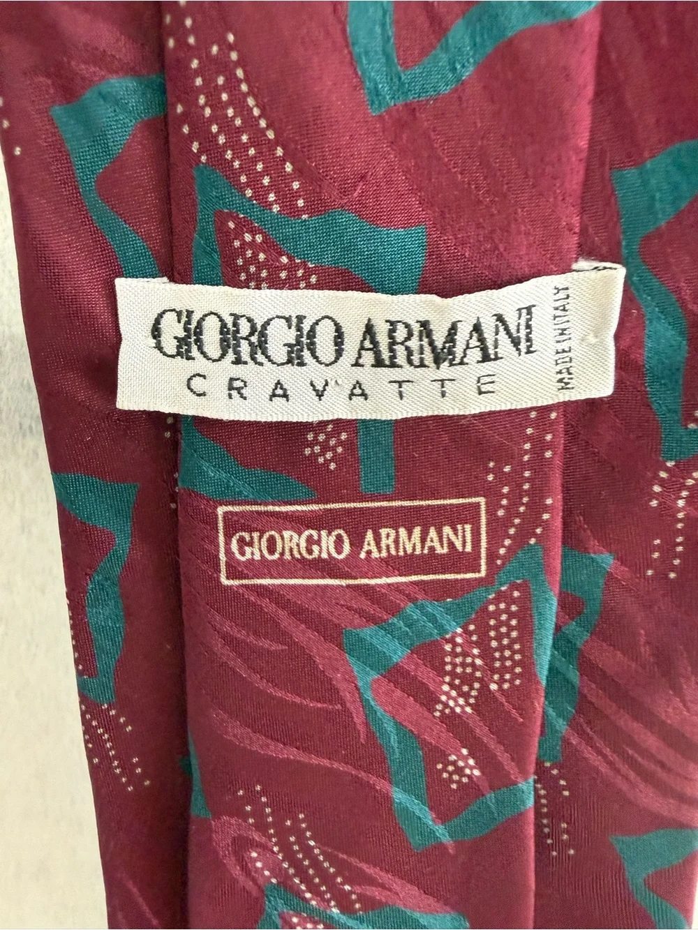 Giorgio Armani Cravatte 100% Silk Tie 58